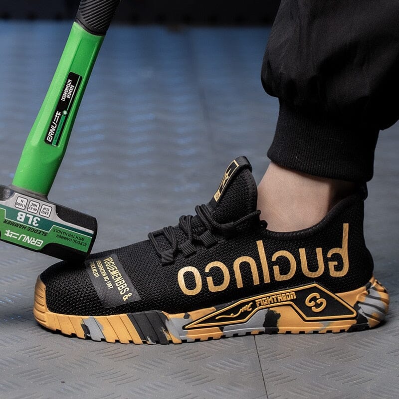 Zapatos indestructibles y resistentes para hombre.