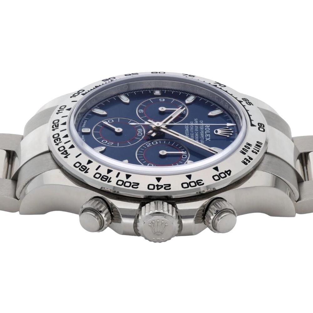 RLX Daytona 126509 White Gold with Blue Dial